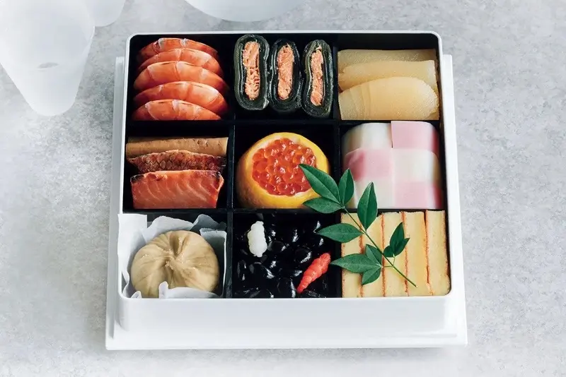 壱の重：伝統料理が並ぶ祝い肴の盛り合わせ