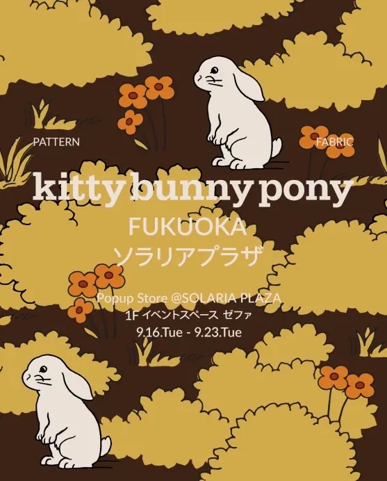 kittybunnypony（キティバニーポニー）のチラシ