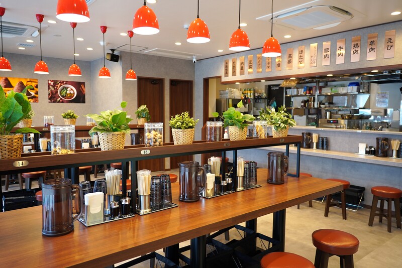 七宝麻辣湯 六本松店 店内
