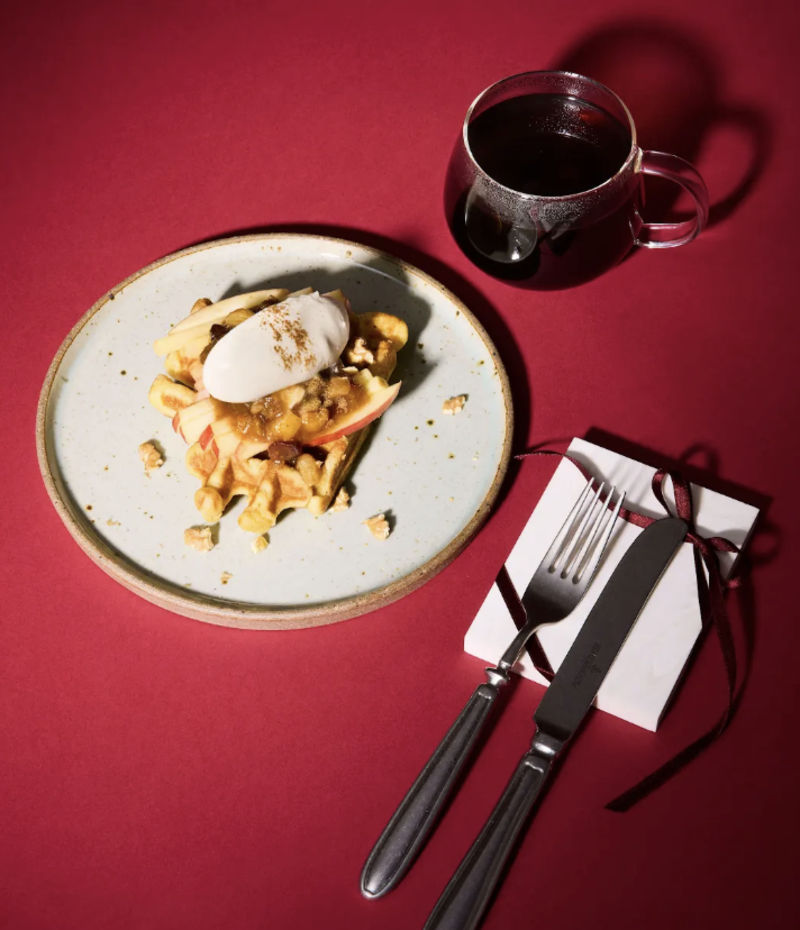 ブルーボトルコーヒー　ワッフルプレート ホリデージャム＆クリーム 