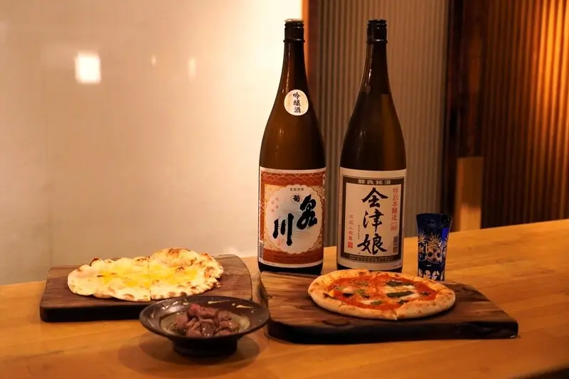 鎌田製作所　ピザと日本酒おすすめ集合
