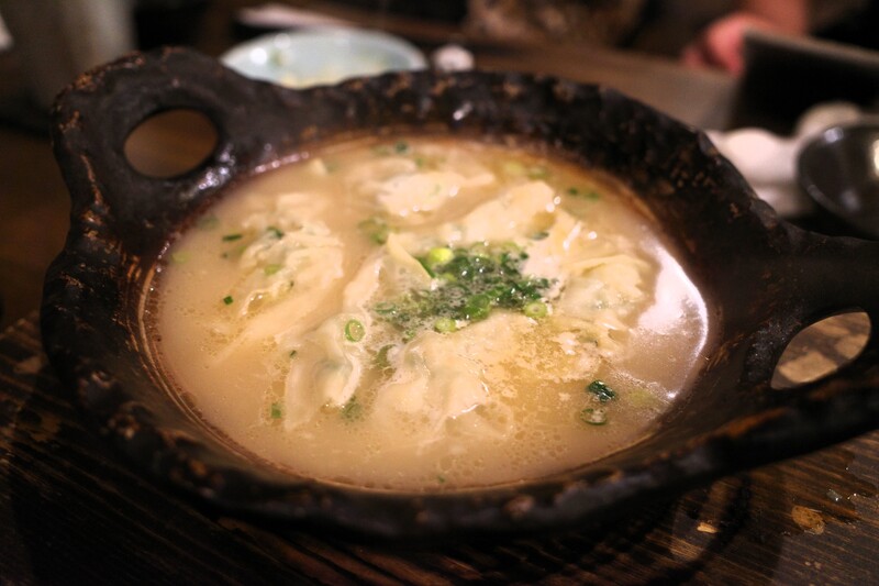 伊都旬彩 こころ 西新本店　豚骨スープ炊き餃子