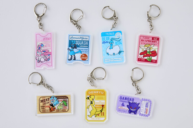 ポケモンオリジナルアクリルキーホルダー（全7種）