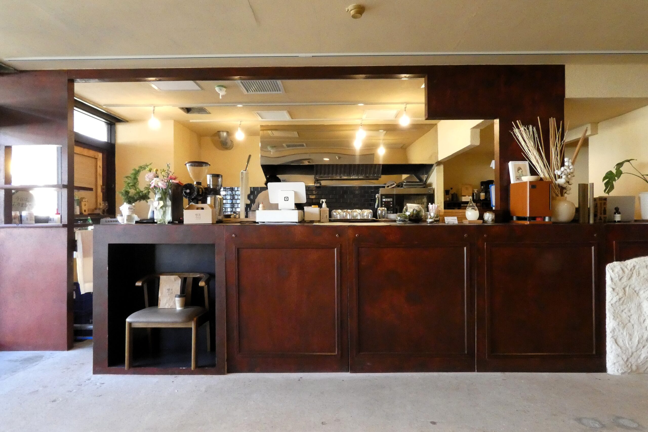 喫茶今日　店内
